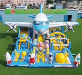 GF3-732 Aire de jeux gonflable sur le thème de l’avion