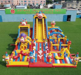 GF3-740 Aire de jeux gonflable à thème clown