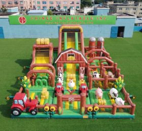 GF3-747 Aire de jeux gonflable sur le thème de la ferme