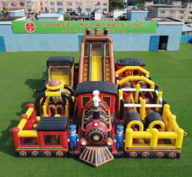 GF3-775 Aire de jeux gonflable sur le thème du train