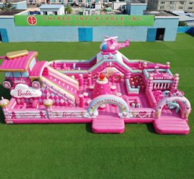 GF3-782 Aire de jeux gonflable à thème Barbie
