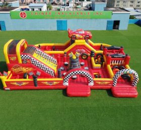 GF3-786 Aire de jeux gonflable sur le thème des voitures