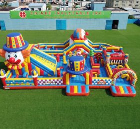 GF3-787 Aire de jeux gonflable à thème clown