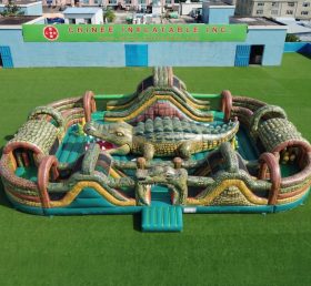 GF3-788 Aire de jeux gonflable à thème crocodile