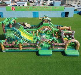 GF3-798 Aire de jeux gonflable sur le thème de la jungle