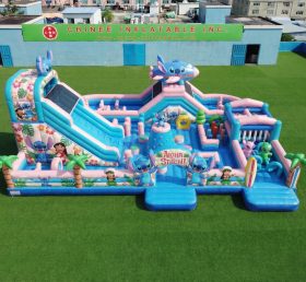 GF3-799 Aire de jeux gonflable sur le thème de Lilo et Stitch