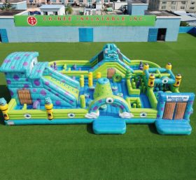 GF3-807 Aire de jeux gonflable à thème Monstres et Cie