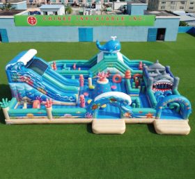 GF3-809 Aire de jeux gonflable à thème océan