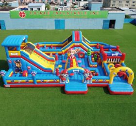 GF3-811 Aire de jeux gonflable à thème Pat’Patrouille