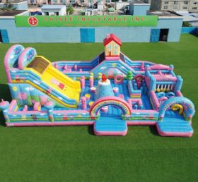 GF3-812 Aire de jeux gonflable à thème Peppa Pig