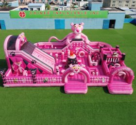 GF3-813 Aire de jeux gonflable thème Panthère Rose
