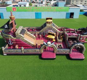 GF3-814 Aire de jeux gonflable à thème pirates