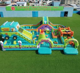 GF3-819 Aire de jeux gonflable à thème Scooby-Doo