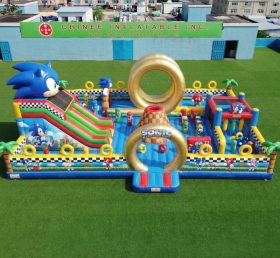 GF3-824 Aire de jeux gonflable à thème Sonic