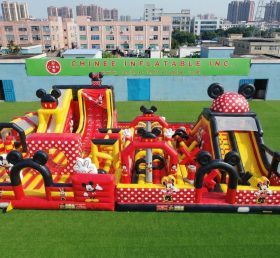 GF3-867 Parc Gonflable Thème Mickey & Minnie