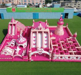 GF3-894 Parc Gonflable à Thème Barbie