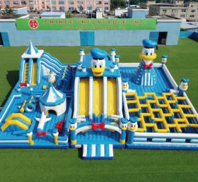 GF3-901 Parc Gonflable à Thème Donald Duck
