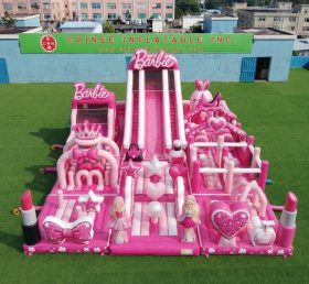 GF3-939 Aire de jeux gonflable à thème Barbie