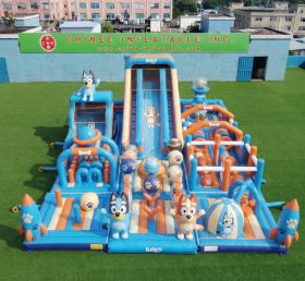 GF3-941 Aire de jeux gonflable à thème Bluey