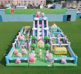 GF3-968 Aire de jeux gonflable thème Peppa Pig