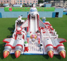 GF3-974 Aire de jeux gonflable à thème fusée