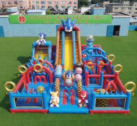GF3-978 Aire de jeux gonflable thème Sonic
