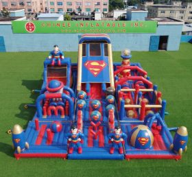 GF3-983 Aire de jeux gonflable à thème Superman