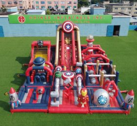 GF3-985 Aire de jeux gonflable thème Avengers