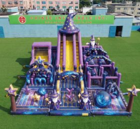 GF3-992 Aire de jeux gonflable sur le thème des sorciers