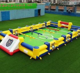 T11-952K Terrain de football humain gonflable à thème Équateur