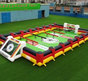 T11-952N Terrain de football humain gonflable à thème allemand