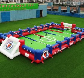 T11-952O Terrain de football humain gonflable à thème Haïti