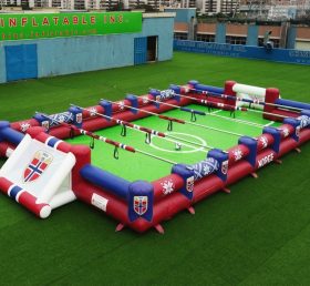 T11-952U Terrain de football humain gonflable à thème Norvège