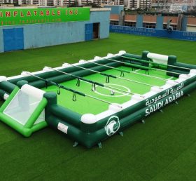 T11-952Z Terrain de football humain gonflable sur le thème de l’Arabie saoudite