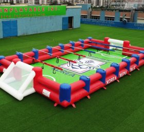 T11-952AC Terrain de soccer humain gonflable à thème Corée du Sud