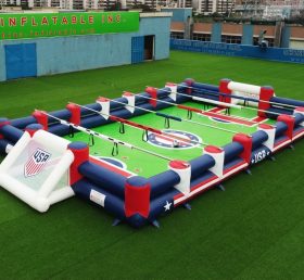T11-952AF Terrain de football humain gonflable à thème des États-Unis