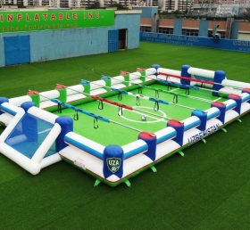 T11-952AH Terrain de football humain gonflable sur le thème de l’Ouzbékistan