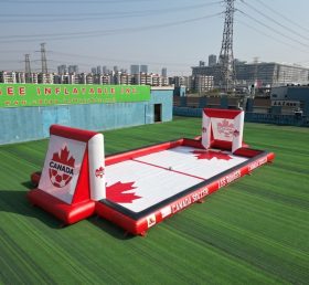 T11-779L Terrain de football gonflable sur le thème du Canada