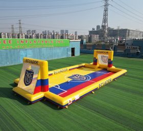 T11-779U Terrain de football gonflable à thème Équateur