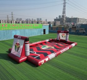 T11-779AK Terrain de football gonflable à thème Jordan
