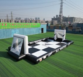 T11-779AQ Terrain de football gonflable sur le thème de la Nouvelle-Zélande