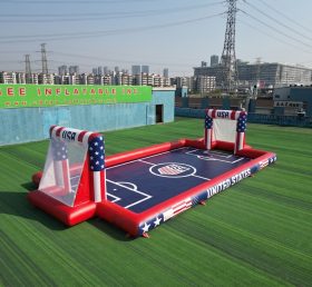 T11-779BN Terrain de football gonflable sur le thème des États-Unis