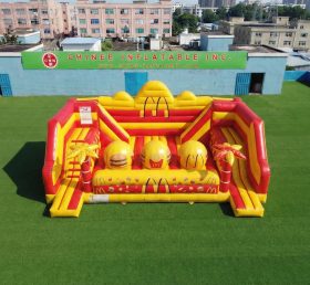 T11-4750H Parcours d’obstacles gonflable à grosses boules sur le thème McDonald