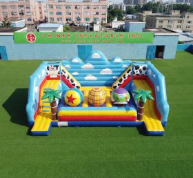 T11-4750R Parcours d’obstacles gonflable Boules géantes sur le thème Toy Story