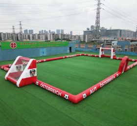 T11-926BAT Thème Autriche Grand Terrain de Football Gonflable