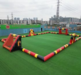T11-926BBE Terrain de football gonflable grand thème Belgique