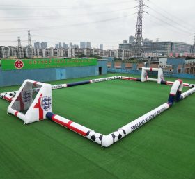 T11-926BGBE Grand terrain de football gonflable à thème Angleterre
