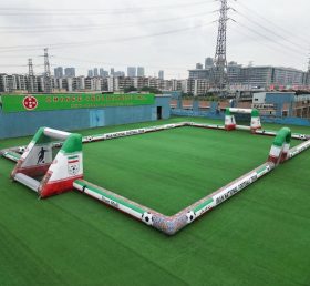 T11-926BIR Terrain de football gonflable géant à thème Iran
