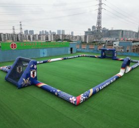 T11-926BJP Terrain de football gonflable géant sur le thème du Japon