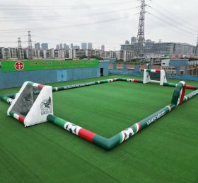 T11-926BMX Terrain de football gonflable géant sur le thème du Mexique